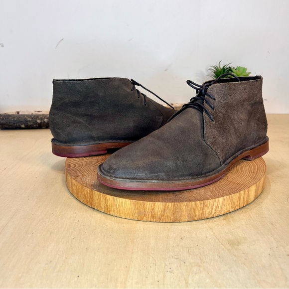 *Cole Haan | Paul Distressed Suede Desert Boots in Brown C09565 Size 10 - Picture 10 of 15